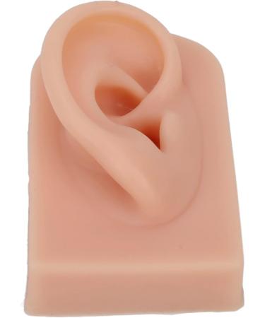 Silicone Right Human Ear Model for Jewelry Display and Piercing Practice - Dark Skin - Buy Online on GoSupps.com