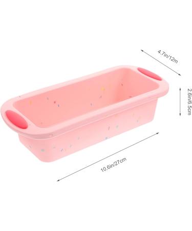 Alipis Silicone Toast Mold Silicone Molds Silicone Tray Mold Bread Toast Mold Cooking Supplies Rectangle 27X12X6.5CM Pink - Buy Online on GoSupps.com