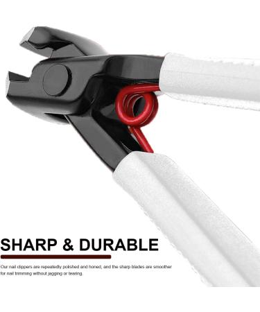 Nail Clippers for Thick Nails with Catcher Wide Jaw Opening Toenail Cutter Heavy Duty Nail Cutter Stainless Steel Fingernail Clipper for Men Women Manicure - Buy Online on GoSupps.com