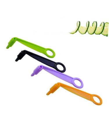 Alipis 1 pc Spiral Cucumber Carrot Slicer Shaving Cutter Helper Color Random Rotary Kitchen