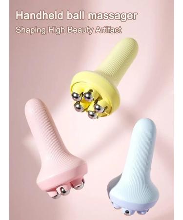 Steel Ball Roller Massager for Muscle Relaxation & Abdominal Shaping | Perfect for Large & Small Legs - International Shipping - Buy Online on GoSupps.com