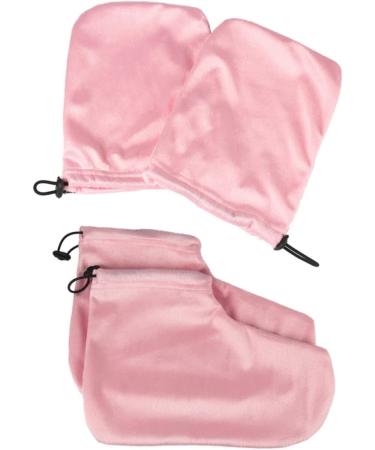 HAPINARY 2 Pairs Gloves Paraffin Accessories Wax Bath Foot Cover Paraffin Wax Bath Booties Guantes Desechables Paraffin Treatment Paraffin Wax Booties Foot Covers Mittens Bulls Hand Pink 28x20cm Pink - Buy Online on GoSupps.com