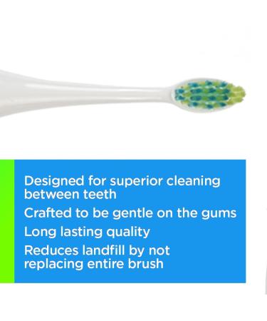 Voom Sonic Pro 7 Series Replacement Brush Heads with Advanced Soft Dupont Nylon Bristles - 6 Count - Buy Online on GoSupps.com