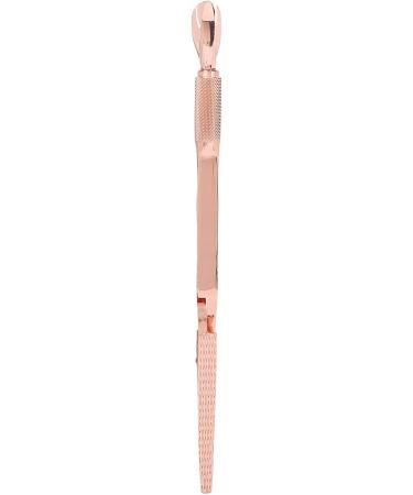 Nail Art Pusher Tweezers Convenient for You To Use Stainless Steel Nail Art Pincher for False Nails for Salon for Home for Removing Nail Polish(Rose gold) - Buy Online on GoSupps.com