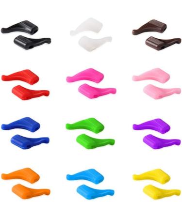 Artibetter 24 Pairs Silicone Eyeglass Holders - Anti-Slip Ear Hooks & Temple Tips for Secure Fit | Ideal for All Eyewear | International Shipping - Buy Online on GoSupps.com