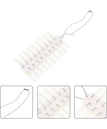 FRCOLOR 6 Sheets Nail Nail Display Tips Nail Color Plates Nail Art Display Chart Nail Diy Accessory Nail Tips Color Chart Graphics Card White Manicure Plastic Material - Buy Online on GoSupps.com