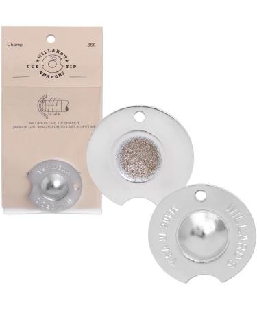 Willard Pool Cue Tip Shaper - Dime Radius | Improve Cue Performance - Buy Online on GoSupps.com