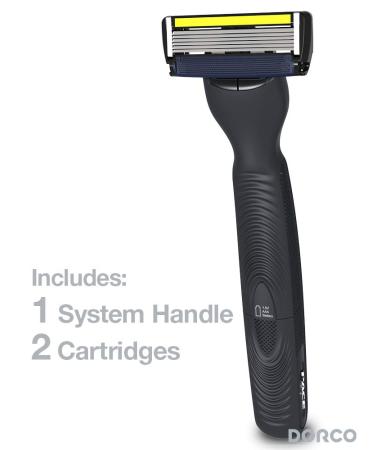 Dorco Pace 6 Plus Power Razor System - 6 Blade Shaving Kit with Trimmer | 9 Cartridges + Handle - Shop Worldwide - Buy Online on GoSupps.com