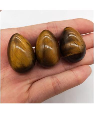 Stone Crafts Natural Tiger Eye Crystal Egg-Shaped Crystal StonesBall Sphere Gemstone Natural Stones and Minerals Stone Crystal Reiki - Buy Online on GoSupps.com
