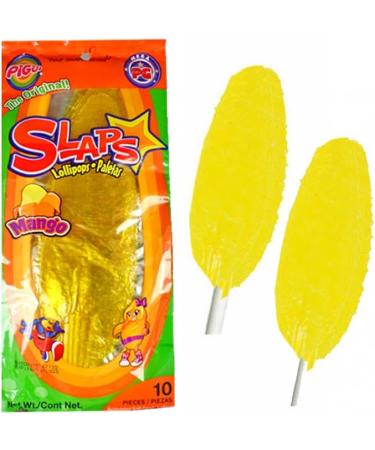 Slaps Mango Flavour Flat lollipops 100g - Pack of 2 - Buy Online on GoSupps.com