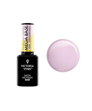 Victoria Vynn Mega Base Hard & Long Nails UV Led Hybrid Gel Polish 15ml (Pink) Pink 15 ml (Pack of 1)
