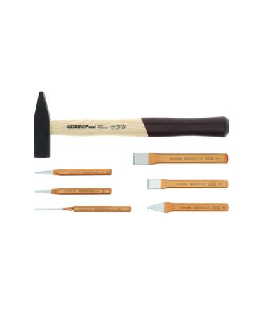 GEDORE - R22150019 RED Hammer/Chisel Set 2/6 CT-Module 7pcs