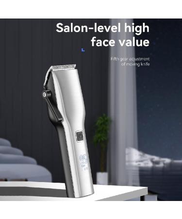 Pro Hair Clipper Cordless Hair Clipper Professional Electric Hair Trimmer Adjustable Barber Hair Cutting Kit Lithium Ion Rechargeable - Buy Online on GoSupps.com