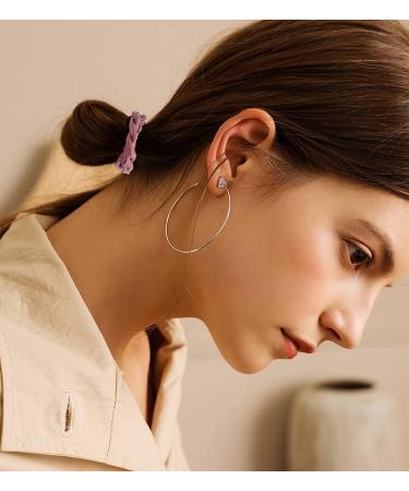 Mozaka 44Pcs Morandi Boho Hair Ties Bracelet for Women - Cute Braided Hair Elastics Bands for Thick, Thin, Long, Curly Hair - Buy Online on GoSupps.com