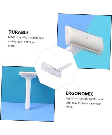 Minkissy 75-Piece One-Way Skin Knife Razor Set | Women's Body Hair Removal Tools for Arms & Legs | Double-Sided Leather Knife for Men & Women - Buy Online on GoSupps.com