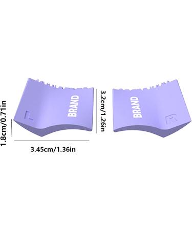 Jextou Eyeliner Stamp | Silicone Stamp Tool for DIY Lower Lashes Extensions Natural Looking Eye Makeup Tool for Makeup Beginner Girls Purple - Buy Online on GoSupps.com
