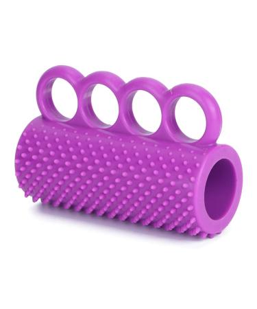Hand Grip Strengthening Finger Wrist Exercise Purple High Elastic PU 44 in 123g Squeeze Ball for Stroke Hemiplegia Rehabilitation