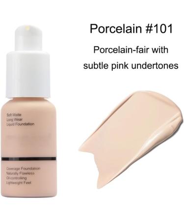 Liquid Foundation Waterproof Long Lasting Waterproof Foundation 30 ml 8 Colors - Buy Online on GoSupps.com