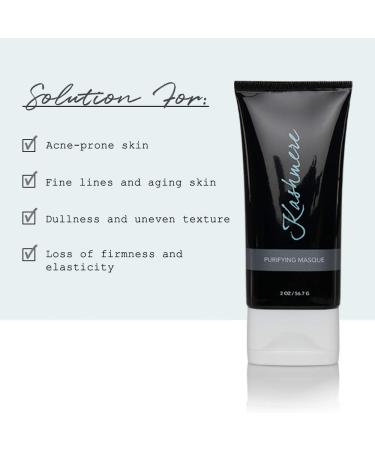 Buy Kashmere Kollections by Kim Zolciak Purifying Facial Mask for Acne-Prone Skin | Cleansing Clay Face Mask for Dullness & Aging - International Shipping Available - Buy Online on GoSupps.com