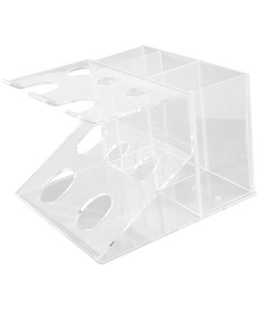 Acrylic Shaving Organizer - Sturdy Multipurpose Razor Holder Stand for Men | International Shipping - Buy Online on GoSupps.com