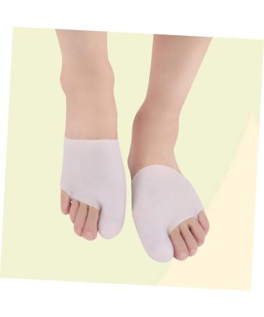 White Gel Toe Separator - 1 Pair Toe Spacer for Bunions - Thumb Head Gel Splitter - Bunions Toe Separator - Buy Online on GoSupps.com