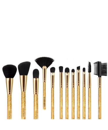 12-Piece Super Soft Makeup Brush Set | Full Powder & Blusher Beauty Tools - International Shipping Available - Buy Online on GoSupps.com