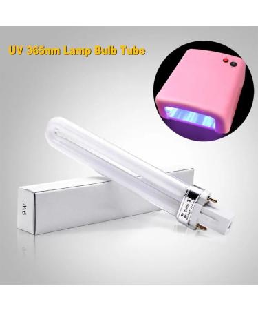 Nail Art Dryer Lamp Tube - 9W UV Replacement Tube 365nm for U Shaped UV Nail Lamps - Buy Online on GoSupps.com