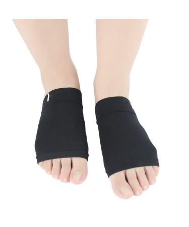 Buy 2 Pairs Shallow Arch Support Boat Socks - Comfortable Silicone Black Foot Socks for All-Day Relief | International Shipping Available - Buy Online on GoSupps.com
