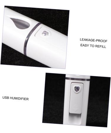 Beavorty 1pc Mini Sprayer Spray with Device Steamer Moisturizing Face Portable Nano Mirrorwhite Handheld 10.5*3cm White - Buy Online on GoSupps.com
