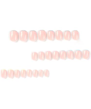 French Tip Press on Nails - Short Press On Nails with Nail Tips Summer minimalist five colors Design press on nails Acrylic False Nails Cute Artificial Nails - Buy Online on GoSupps.com