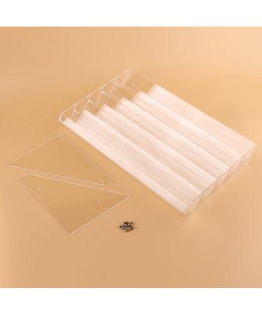 Acrylic lipstick jewelry display stand nail polish holder 5 clear layers makeup cosmetic - Buy Online on GoSupps.com