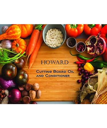 12 oz Howard Butcher Block Oil & Conditioner: Food Grade Mineral Oil for Cutting Boards - Food Safe Wood Sealer - Buy Online on GoSupps.com