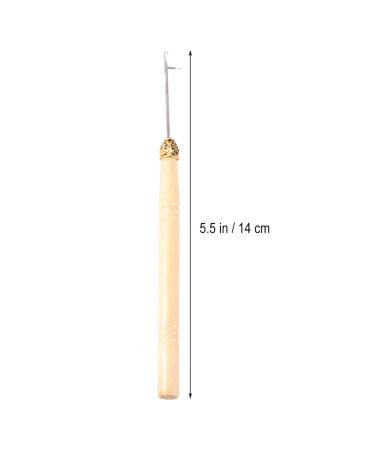 Beaupretty 10pcs Dreadlock Crochet Hooks with Wooden Handle DIY Hair Extensions & Micro Braids for Dreadlocks - Buy Online on GoSupps.com