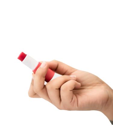 Omorfee 100% Organic Tinted Lip Balm Stick Treatment - Long Lasting Rose Lip Tint - Moisturizing Lip Balm with Strawberry Flavor - Pink Red Color - 6g/0.21oz - Buy Online on GoSupps.com