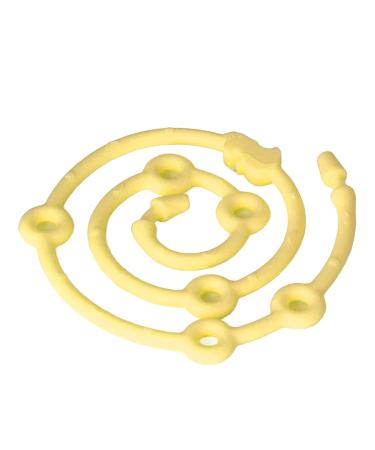 Buy Yellow Baby Pacifier Silicone Teether - Nipple Holder & Hanging Baskets for Crib & Bags | International Shipping Available - Buy Online on GoSupps.com