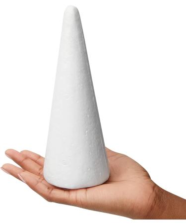 12-Pack Foam Tree Cones for DIY Arts and Crafts - Handmade Gnomes, Holiday Decor, Classroom Activities | Bulk Pack (White, 2.87x7.25 in) - Buy Online on GoSupps.com