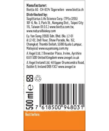 Biotta - Naturals - Carrot Juice - 500ml - Buy Online on GoSupps.com