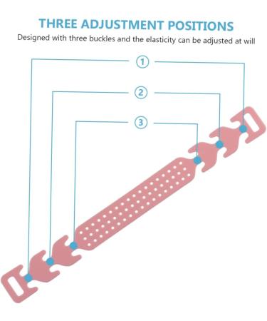 Minkissy 30 pc Mask Ear Cable Loops - Adjustable Mask Strap Buckle Hooks for Ear Protection - Light Blue & Pink Extensions - International Shipping Available - Buy Online on GoSupps.com