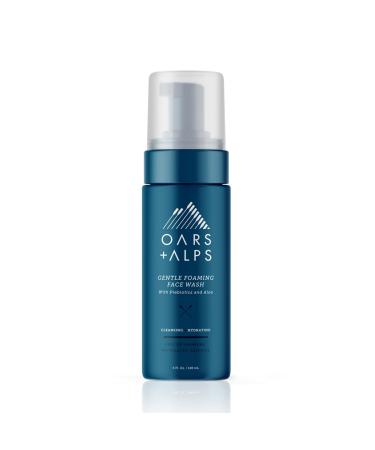 Oars + Alps Gentle Foaming Face Wash and Moisturizer, Dermatologist Tested Skin Care Infused with Prebiotics and Aloe, 5 Fl Oz Foaming Wash