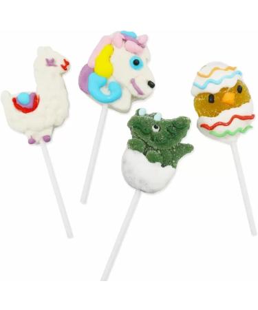 Strawberry flavour jelly lollipops 12 x 23g - Individually wrapped lollipops - Buy Online on GoSupps.com