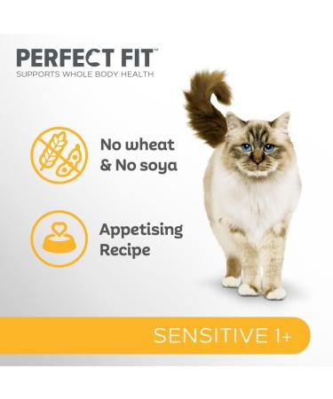 Perfect Fit Sensitive Adult 1+ Complete Dry Cat Food for Adult Cats Aged 1+ Years Rich in Turkey 1 Bag (7 kg) Adult Sensitive Turkey 7 kg (Pack of 1) - Buy Online on GoSupps.com