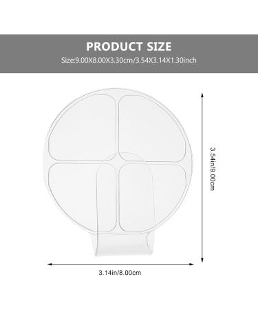  STOBOK STOBOK Makeup Mixing Plate Set Portable Makeup Tray Acrylic Makeup Trays for Nail Art for Professionals - Buy Online on GoSupps.com