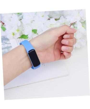 Buy Yardwe Kids' Smart Digital Watch - Safe Arm Bands & Fitness Tracker - Blue Intelligent Bracelet for Children - Buy Online on GoSupps.com