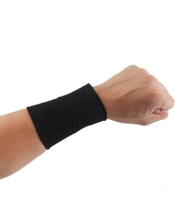 Elastic Wrist Hand Brace for Carpal Tunnel & Tendonitis Pain Relief - Black Medium | Shop Internationally - Buy Online on GoSupps.com