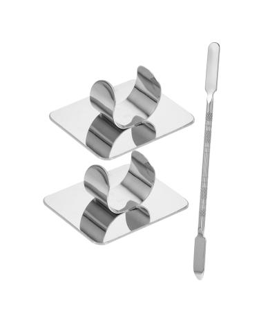 HANABASS 1 Set Ring Palette Makeup Tray for Foundation Cosmetic Palette Makeup Artist Mixing Palette Makeup Mixing Tray for Foundation Manicures Blending Tray Foundation Palette Makeup Tool