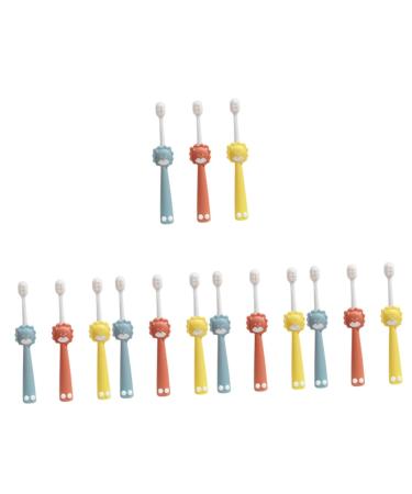 Minkissy 15 Stk Wanmao Children's toothbrush Extra soft toothbrushes sensitive toothbrushes beautiful children's toothbrush toothbrushes with soft bristles travel pp baby products for children manual