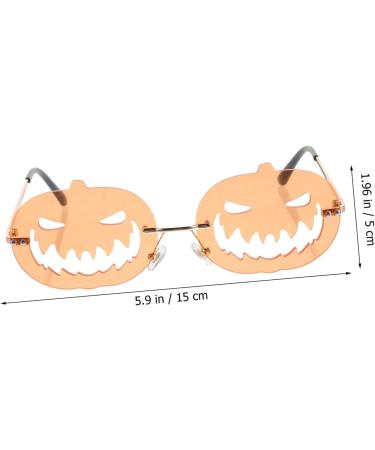 VALICLUD 2pcs Metal Glass Pumpkin Men and Women 15x14.5cmx2pcs Orangex2pcs - Buy Online on GoSupps.com