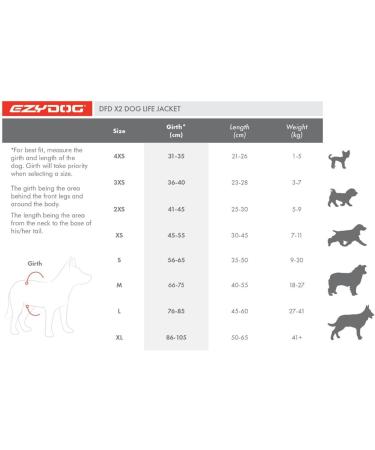 Ezydog Premium Dog Life Jacket | DFD X2 Chiminal Vest for Small Medium & Large Dogs | Pink 2XS Rescue Vest with Handle - Buy Online on GoSupps.com