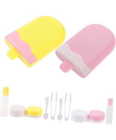 Homsfou 10 Sentences Contact Lens Foil Mirror Film - Stylish Lens Holder & Storage Case for Colored Contact Lenses - Convenient Organizer - Buy Online on GoSupps.com