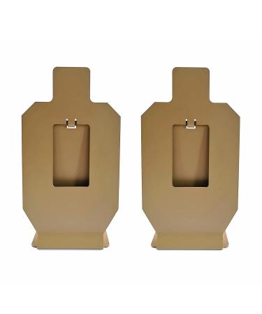Atflbox Resetting The Metal Scale Down Silhouette Shooting Target Stand for Pistol Airsoft BB Guns(2 Pcs) - Buy Online on GoSupps.com